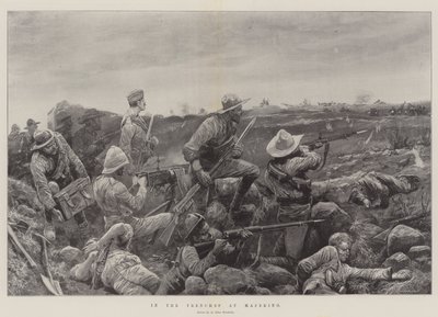 In the Trenches at Mafeking by Richard Caton Woodville junior